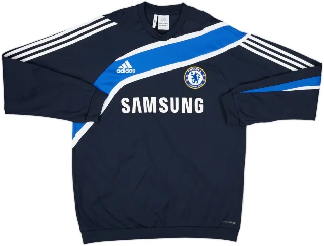2009-10 Chelsea adidas Sweat Top - 8/10 - (L)