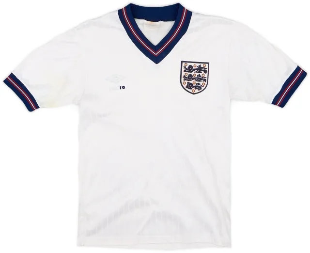 1984-87 England Home Shirt - 4/10 - (L.Boys)