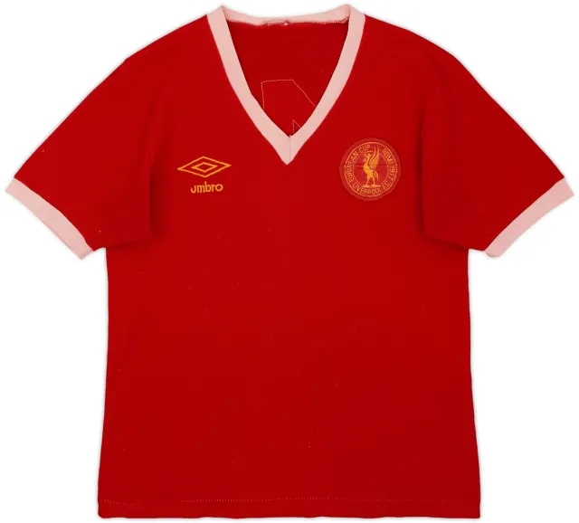 1976-77 Liverpool 'European Cup Rome' Home Shirt #4 - 7/10 - (M.Boys)