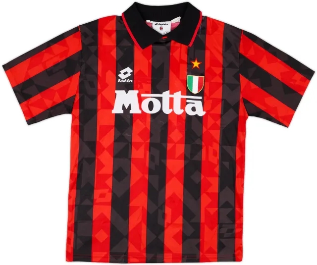1993-94 AC Milan Home Shirt #9 - 5/10 - (M)