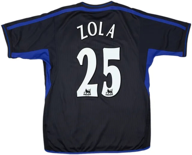 2002-04 Chelsea Away Shirt Zola #25 - 7/10 - (L)