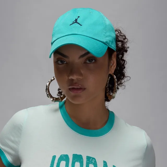 Nike Jordan Club Unstructured Curved-Bill Hat - Green - Organic Cotton