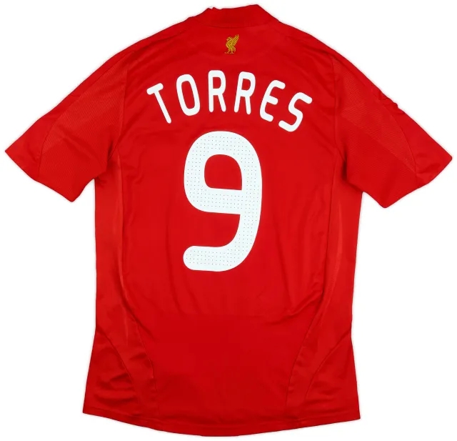 2008-10 Liverpool Home Shirt Torres #9 - 5/10 - (S)
