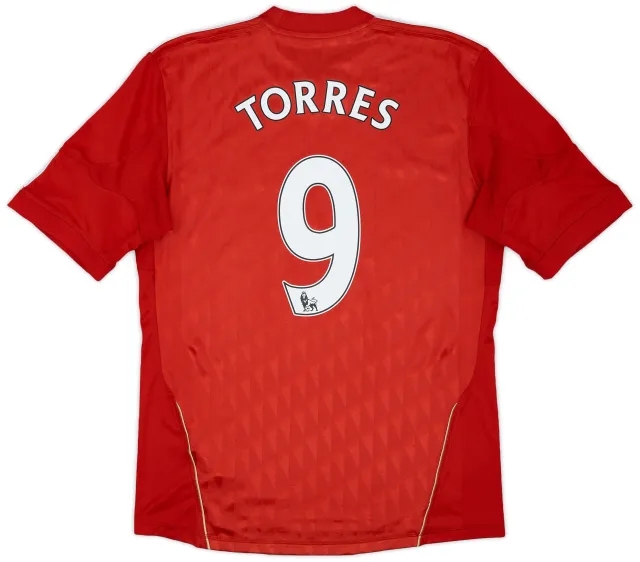 2010-12 Liverpool Home Shirt Torres #9 - 7/10 - (L)