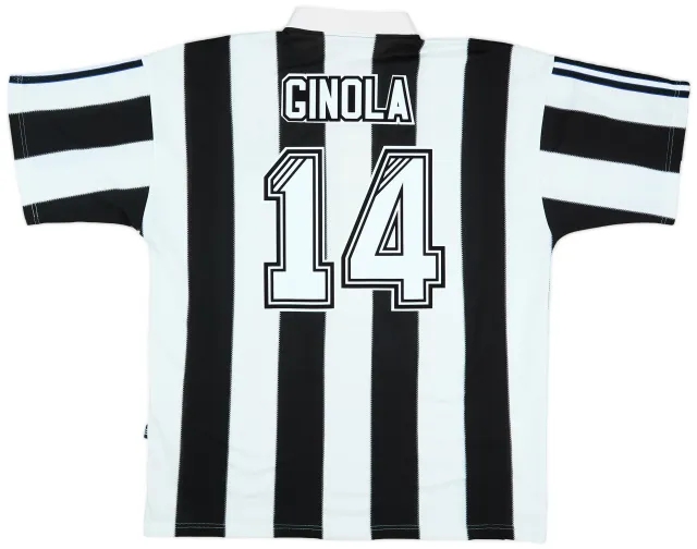 1995-97 Newcastle Home Shirt Ginola #14 - 6/10 - (XL)
