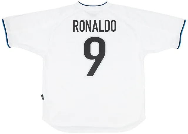 1999-00 Inter Milan Away Shirt Ronaldo #9 - 9/10 - (L)