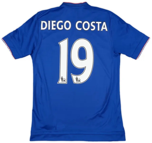 2015-16 Chelsea Home Shirt Diego Costa #19 - 8/10 - (S)