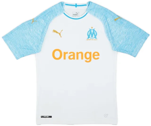 2018-19 Olympique Marseille Home Shirt - 8/10 - (XS)