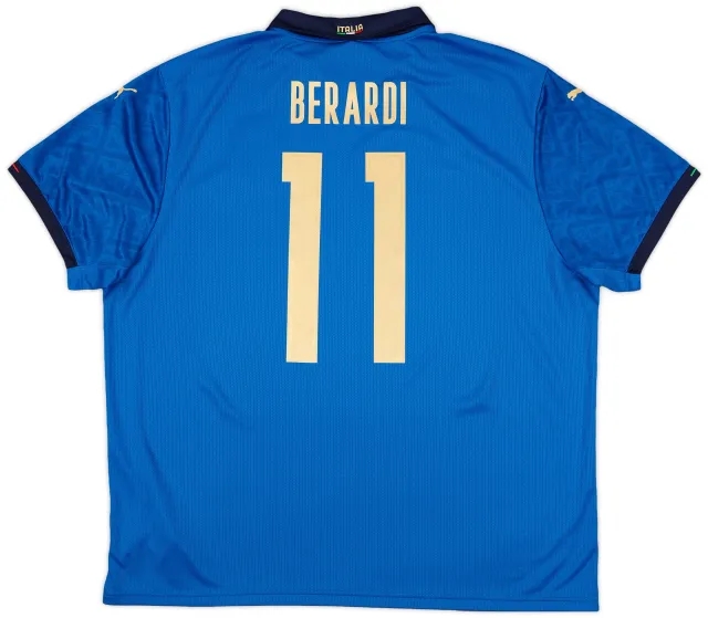 2020-21 Italy Home Shirt Berardi #11 - 10/10 - (3XL)