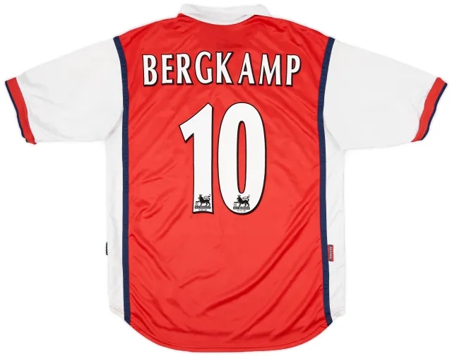 1999-00 Arsenal Home Shirt Bergkamp #10 - 8/10 - (L)