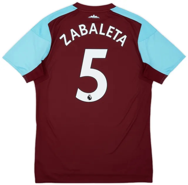 2017-18 West Ham Home Shirt Zabaleta #5 - 8/10 - (L)
