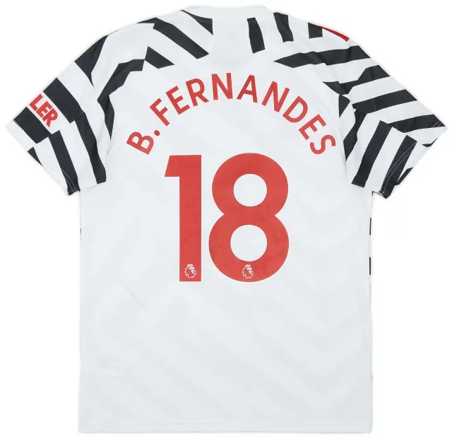 2020-21 Manchester United Third Shirt B.Fernandes #18 - 9/10 - (M)
