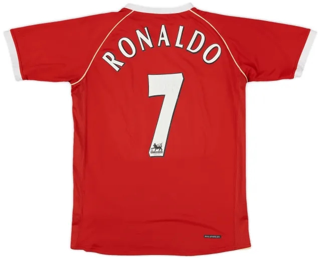 2006-07 Manchester United Home Shirt Ronaldo #7 - 7/10 - (XL.Boys)