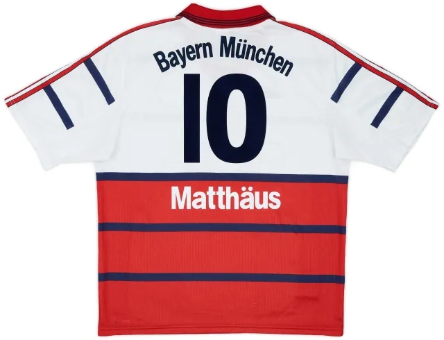 1998-00 Bayern Munich Away Shirt Matthaus #10 - 9/10 - (L)