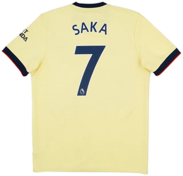 2021-22 Arsenal Away Shirt Saka #7 - 6/10 - (L)
