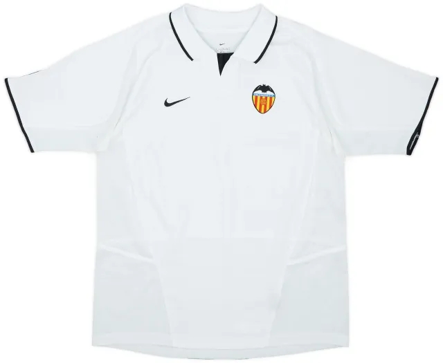 2002-03 Valencia Home Shirt - 9/10 - (XL.Boys)