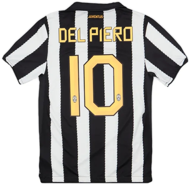 2010-11 Juventus Home Shirt Del Piero #10 - 7/10 - (S)