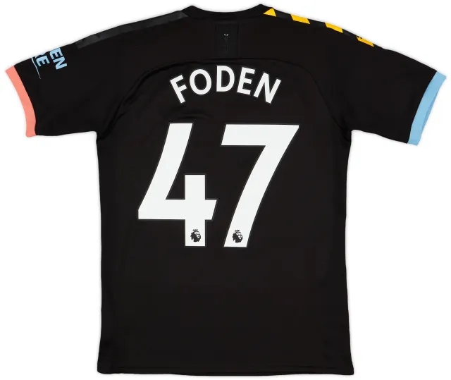 2019-20 Manchester City Away Shirt Foden #47 - 9/10 - (S)
