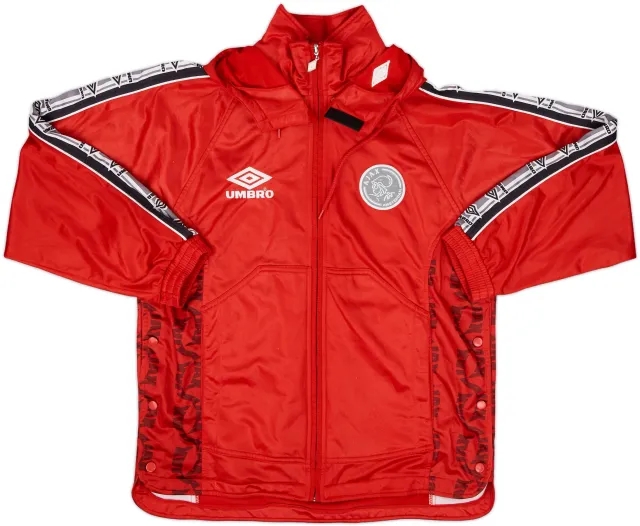 1997-98 Ajax Umbro Hooded Track Jacket - 8/10 - (S)