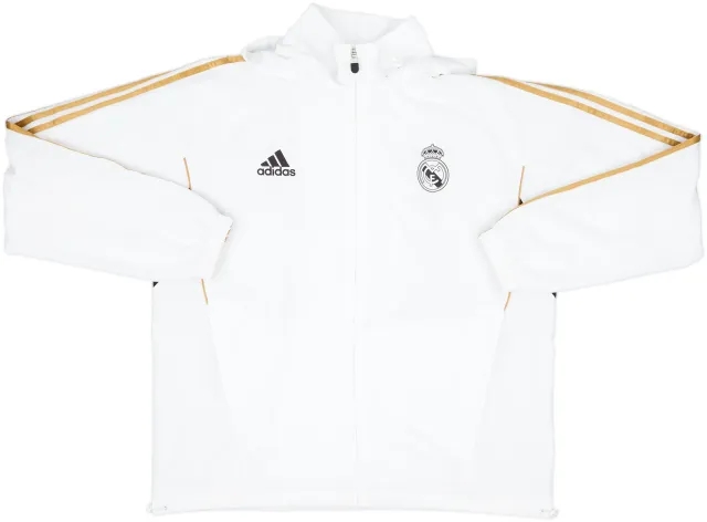2011-12 Real Madrid adidas Hooded Track Jacket - 8/10 - (L/XL)