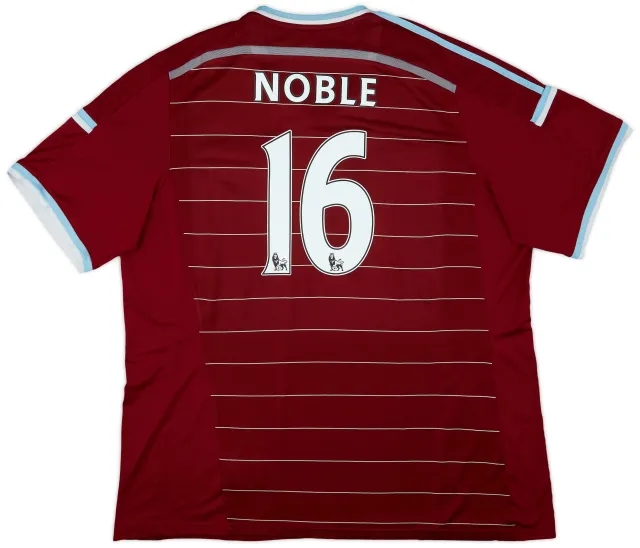2014-15 West Ham Home Shirt Noble #16 - 9/10 - (XXL)