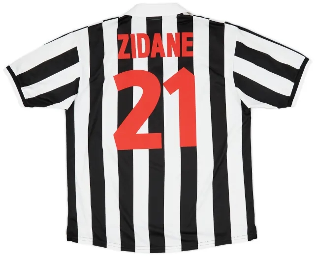 1998-99 Juventus Home Shirt Zidane #21 - 8/10 - (L)