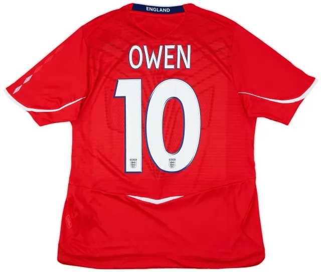 2008-10 England Away Shirt Owen #10 (Women's XXL)
