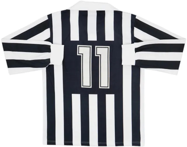 1989-90 Juventus Basic Home L/S Shirt #11 - 7/10 - (L)