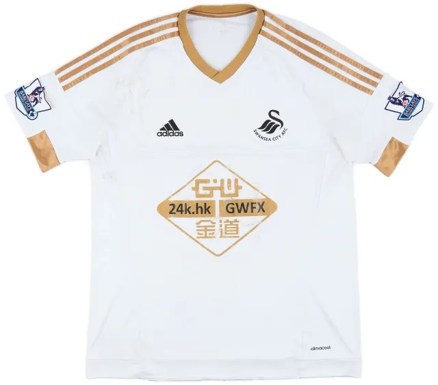 2015-16 Swansea Home Shirt - 3/10 - (L)