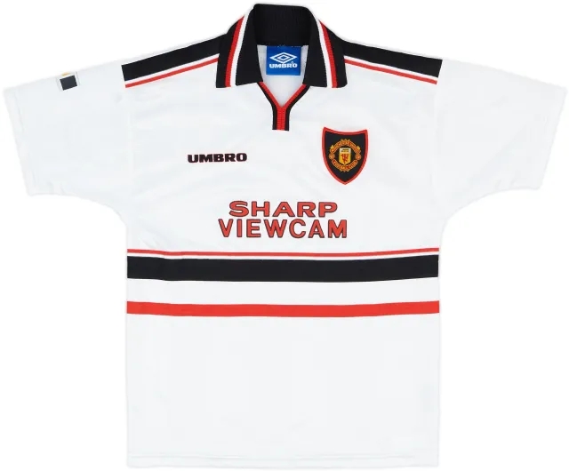 1997-99 Manchester United Away Shirt - 9/10 - (L.Boys)