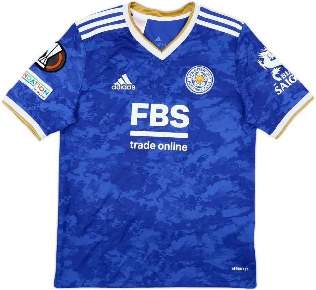2021-22 Leicester Home Shirt - 10/10 - (L.Boys)