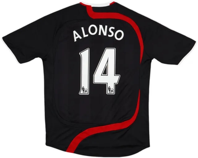 2007-08 Liverpool Third Shirt Alonso #14 - 8/10 - (L)