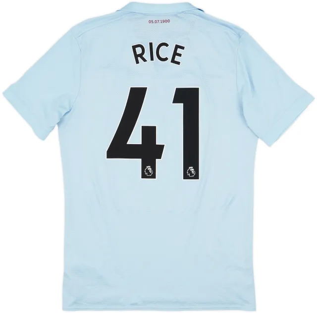 2017-18 West Ham Third Shirt Rice #41 - 8/10 - (M)