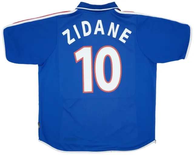 2000-02 France Home Shirt Zidane #10 - 5/10 - (XL)