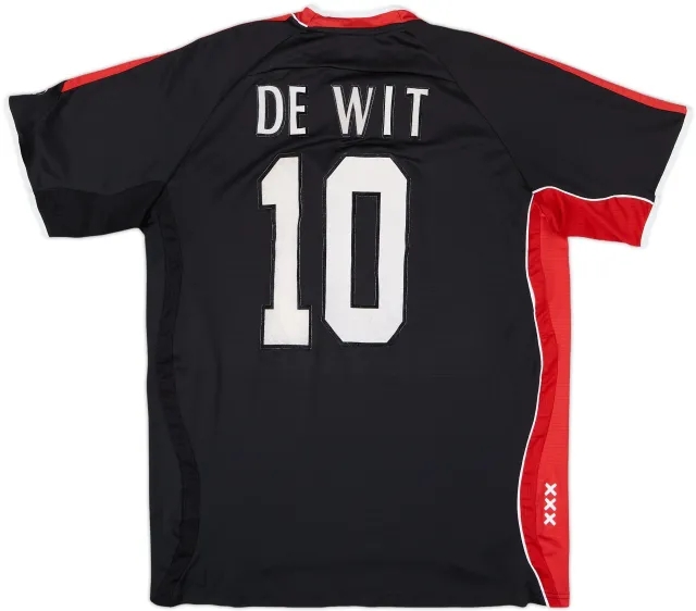 2006-07 Ajax Away Shirt De Wit #10 - 7/10 - (M)
