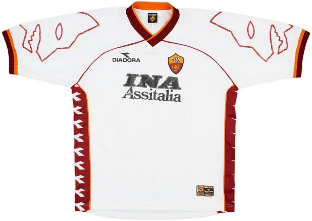 1999-00 Roma Away Shirt - 6/10 - (XL)