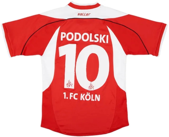 2004-05 FC Koln Home Shirt Podolski #10 - 6/10 - (S)