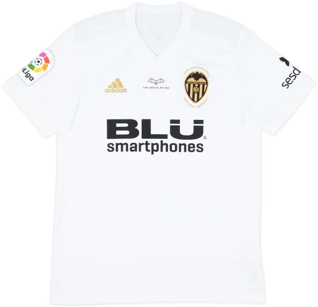 2018-19 Valencia Centenary Home Shirt - 7/10 - (M)