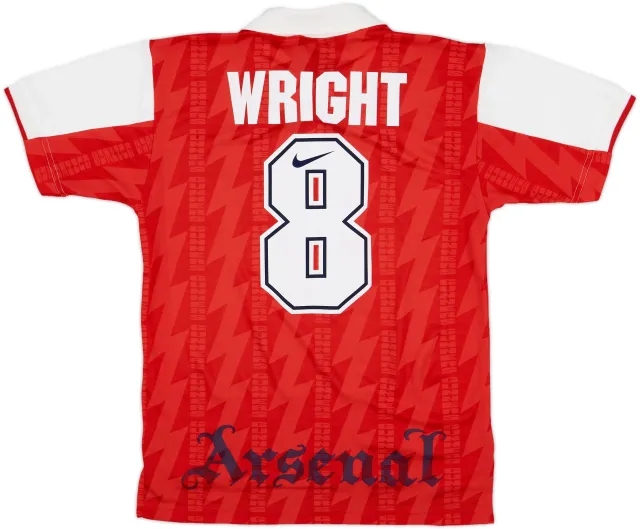 1994-96 Arsenal Home Shirt Wright #8 - 9/10 - (S)