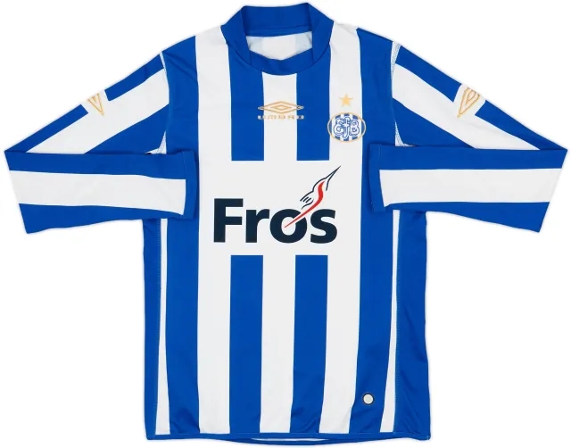 2007-08 Esbjerg Home L/S Shirt - 8/10 - (S)