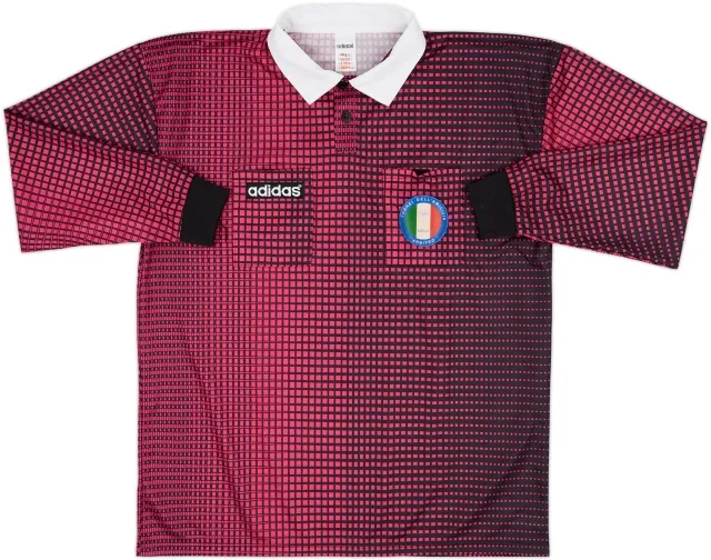 1990s Italy FIGC Diadora Referee L/S Shirt - 9/10 - (XL)