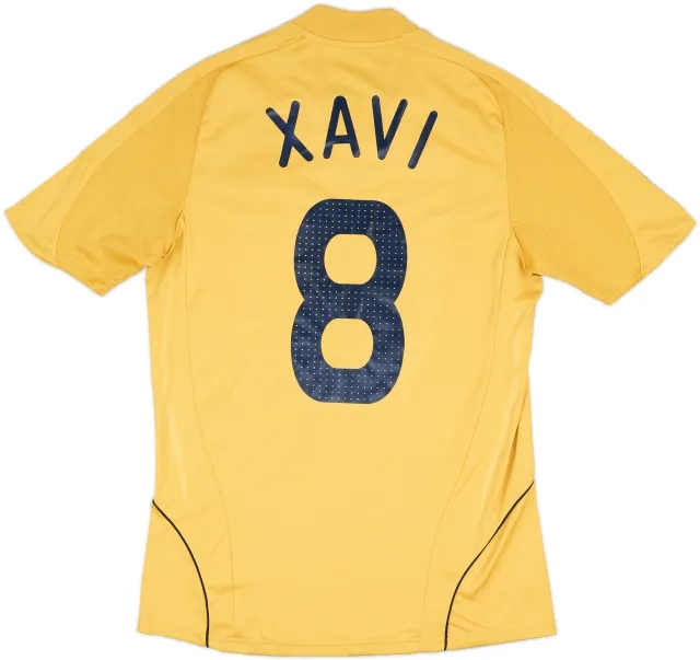 2008-10 Spain Away Shirt Xavi #8 - 9/10 - (M)