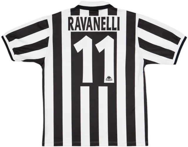 1995-97 Juventus Home Shirt Ravanelli #11 - 9/10 - (L)
