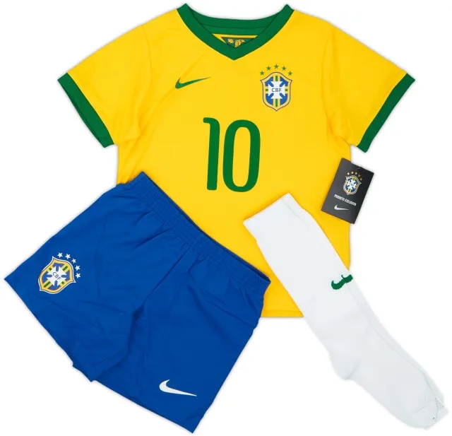 2014-15 Brazil Home Full Kit (3-4 Years)