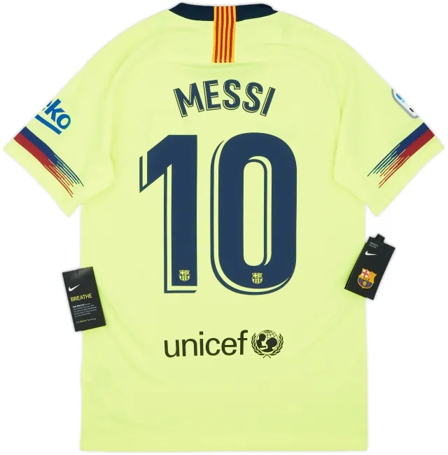 2018-19 Barcelona Away Shirt Messi #10 (S)