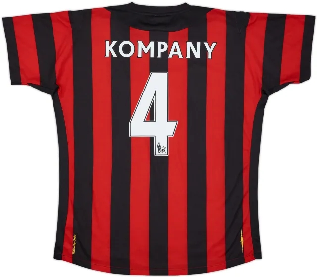 2011-12 Manchester City Away Shirt Kompany #4 (L)