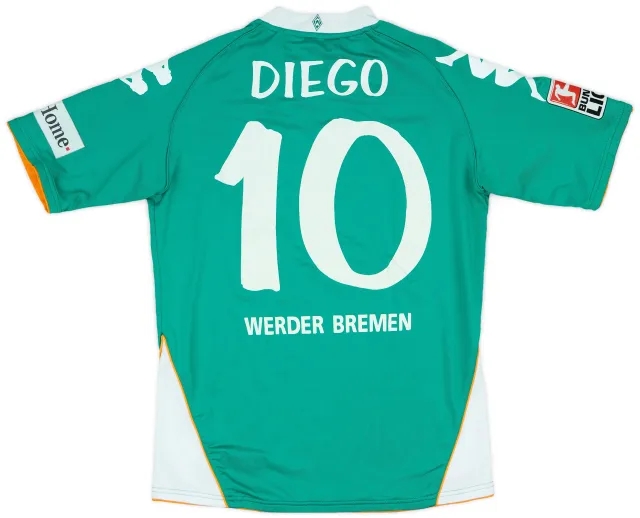 2007-08 Werder Bremen Home Shirt Diego #10 - 7/10 - (XL)