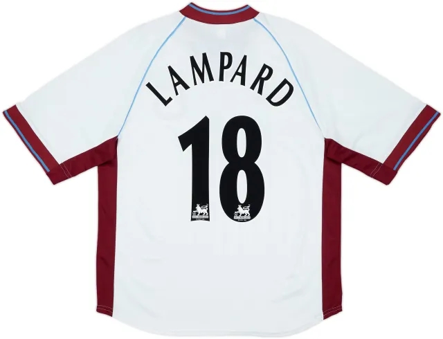 1998-99 West Ham Away Shirt Lampard #18 - 9/10 - (L)
