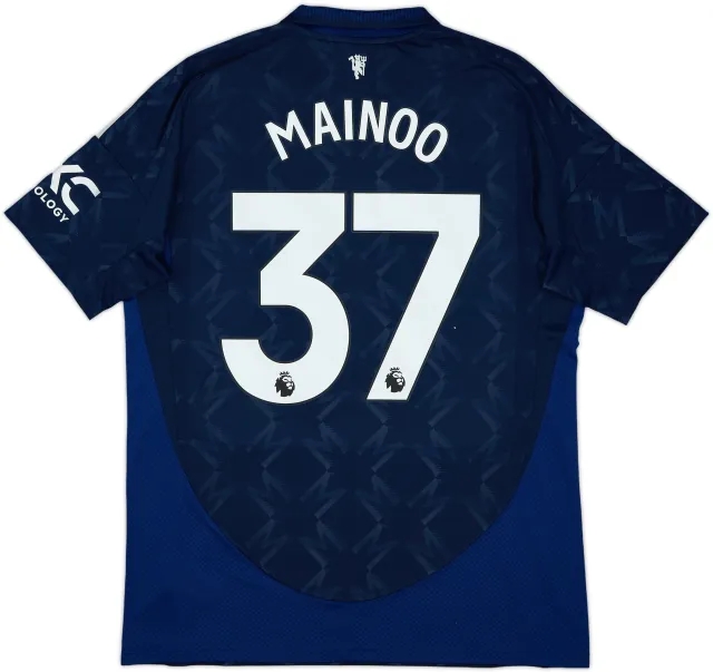 2024-25 Manchester United Away Shirt Mainoo #37 (L)