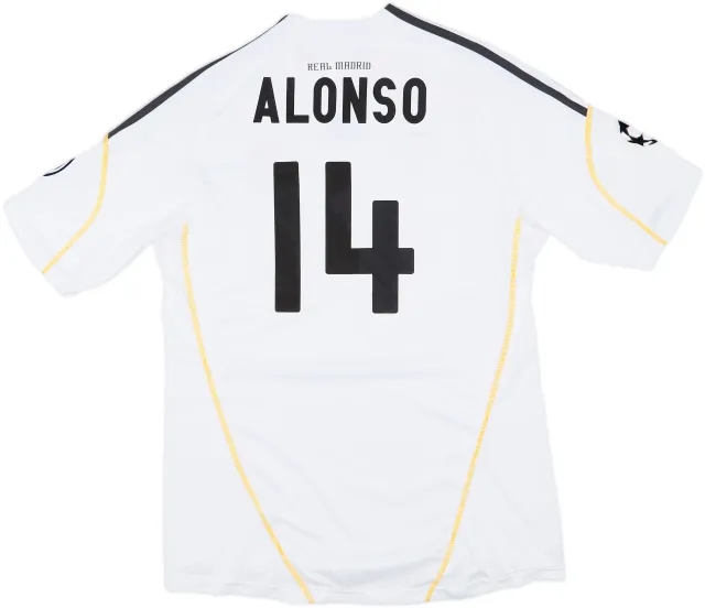 2009-10 Real Madrid Home Shirt Alonso #14 - 7/10 - (M)